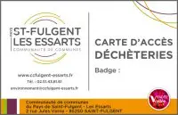 Carte d'accès aux déchèteries