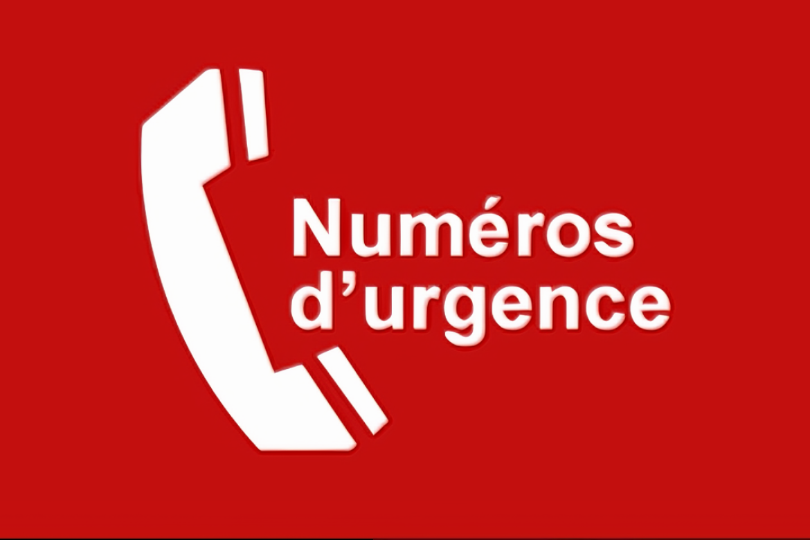 Les numéros d'urgence