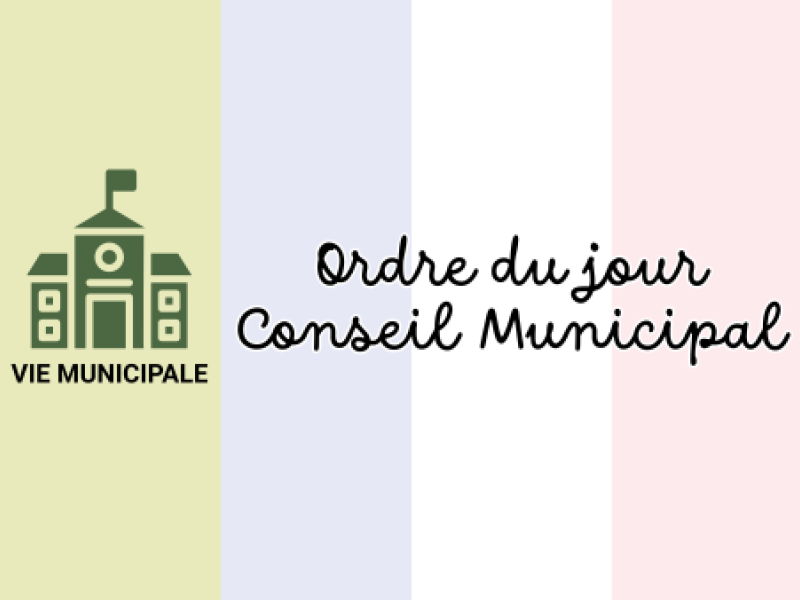 Conseil municipal du 22 mars 2026